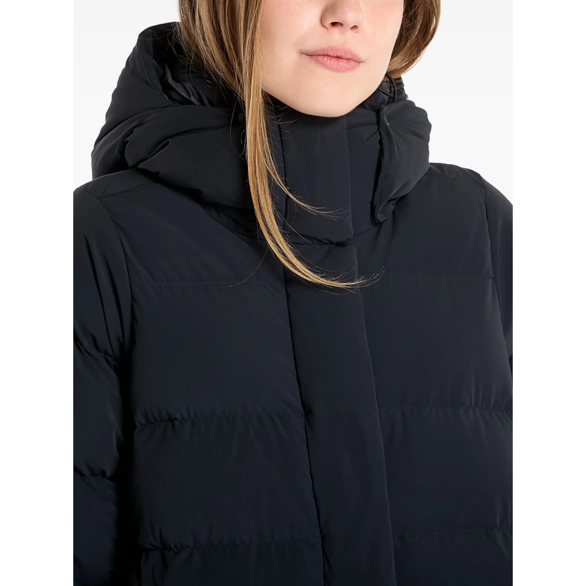 logo-print padded jacket - Img 5