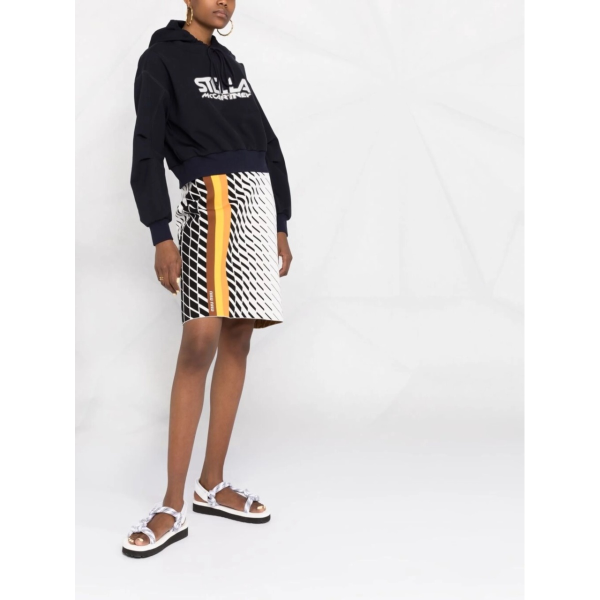 logo-print scuba hoodie - Img 4