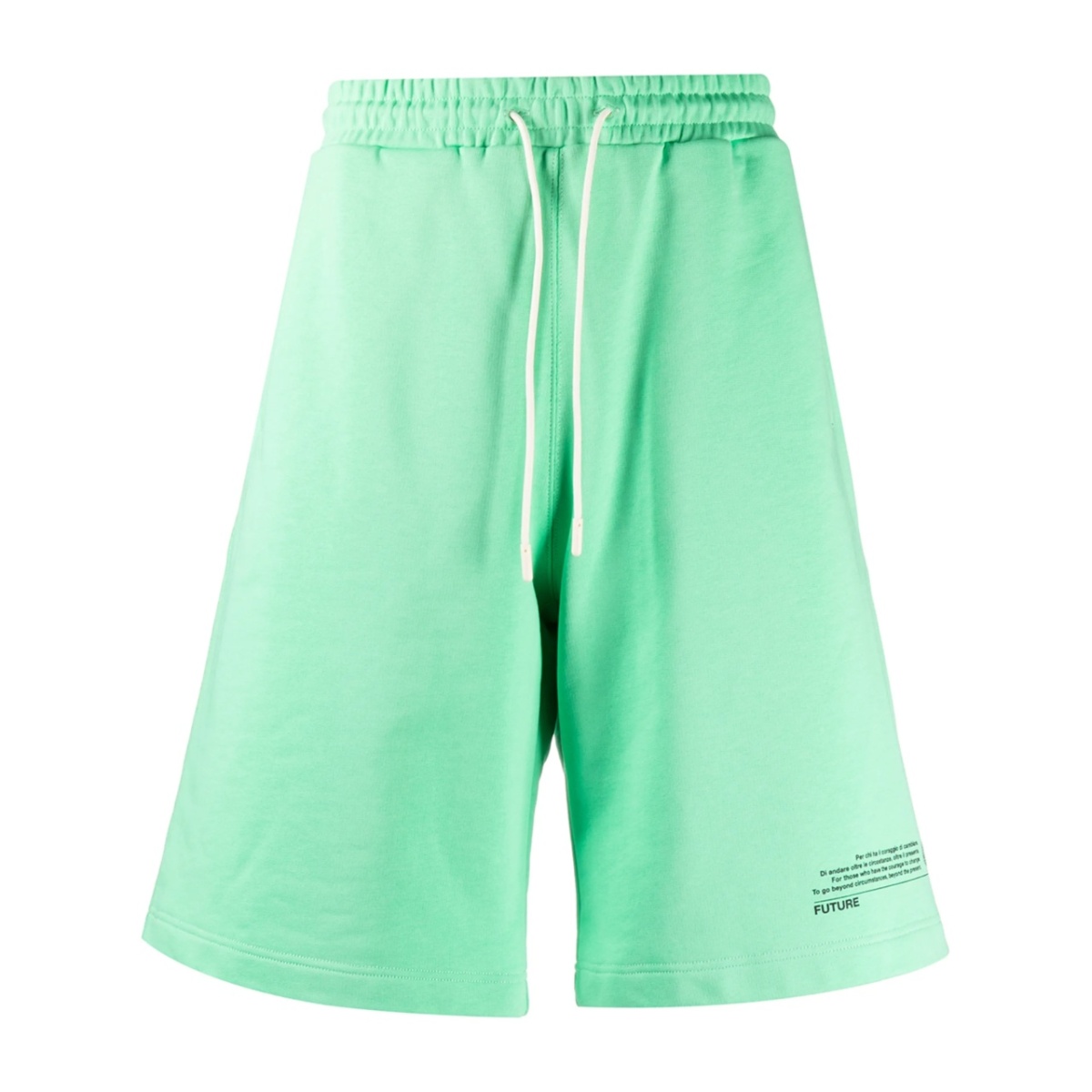logo-print shorts