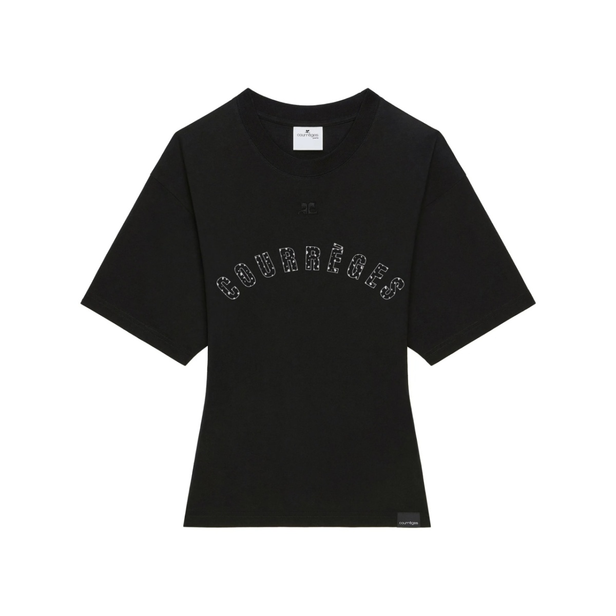logo print t-shirt
