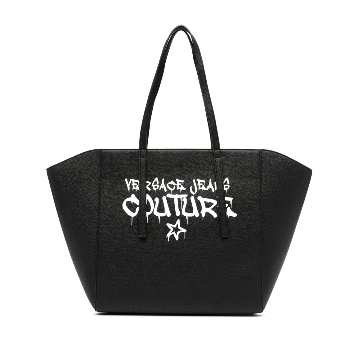 logo-print tote bag