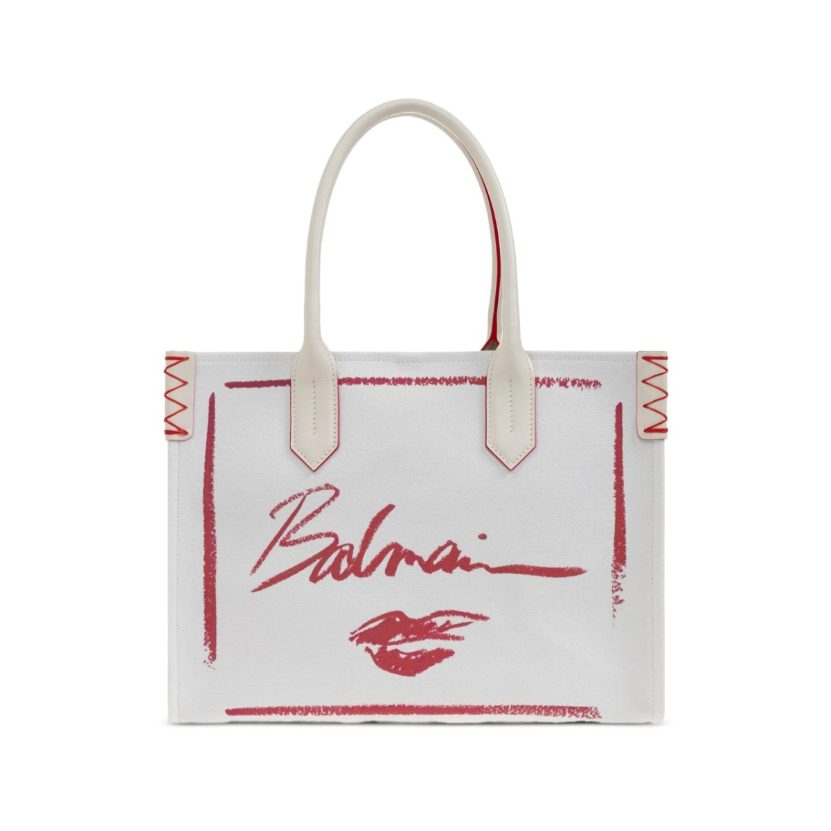 logo-print tote bag