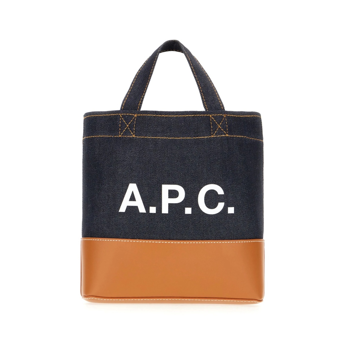 logo-print tote bag