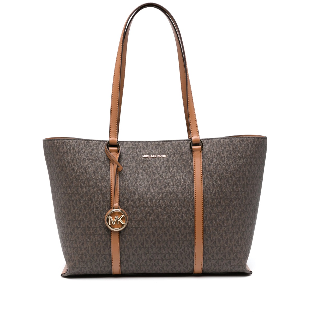 logo-print tote bag