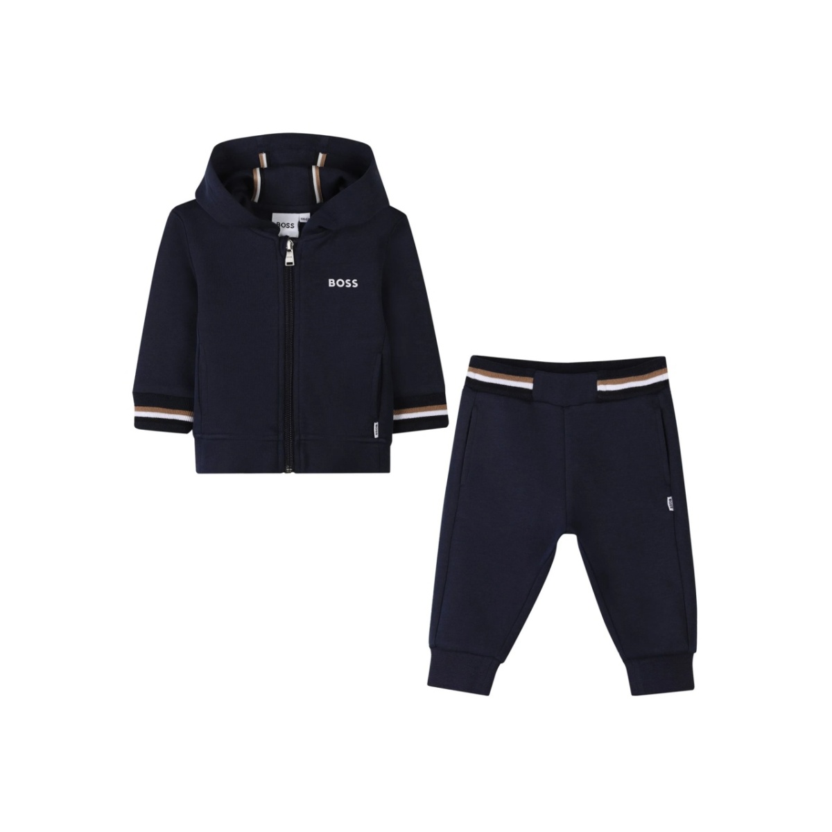 logo-print tracksuit set