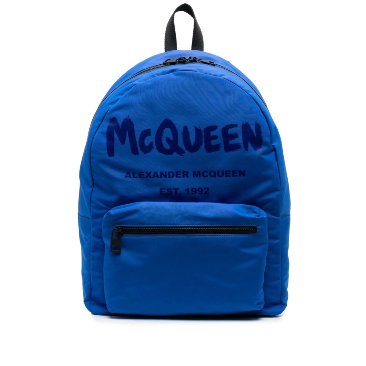 logo-print zipped backpack
