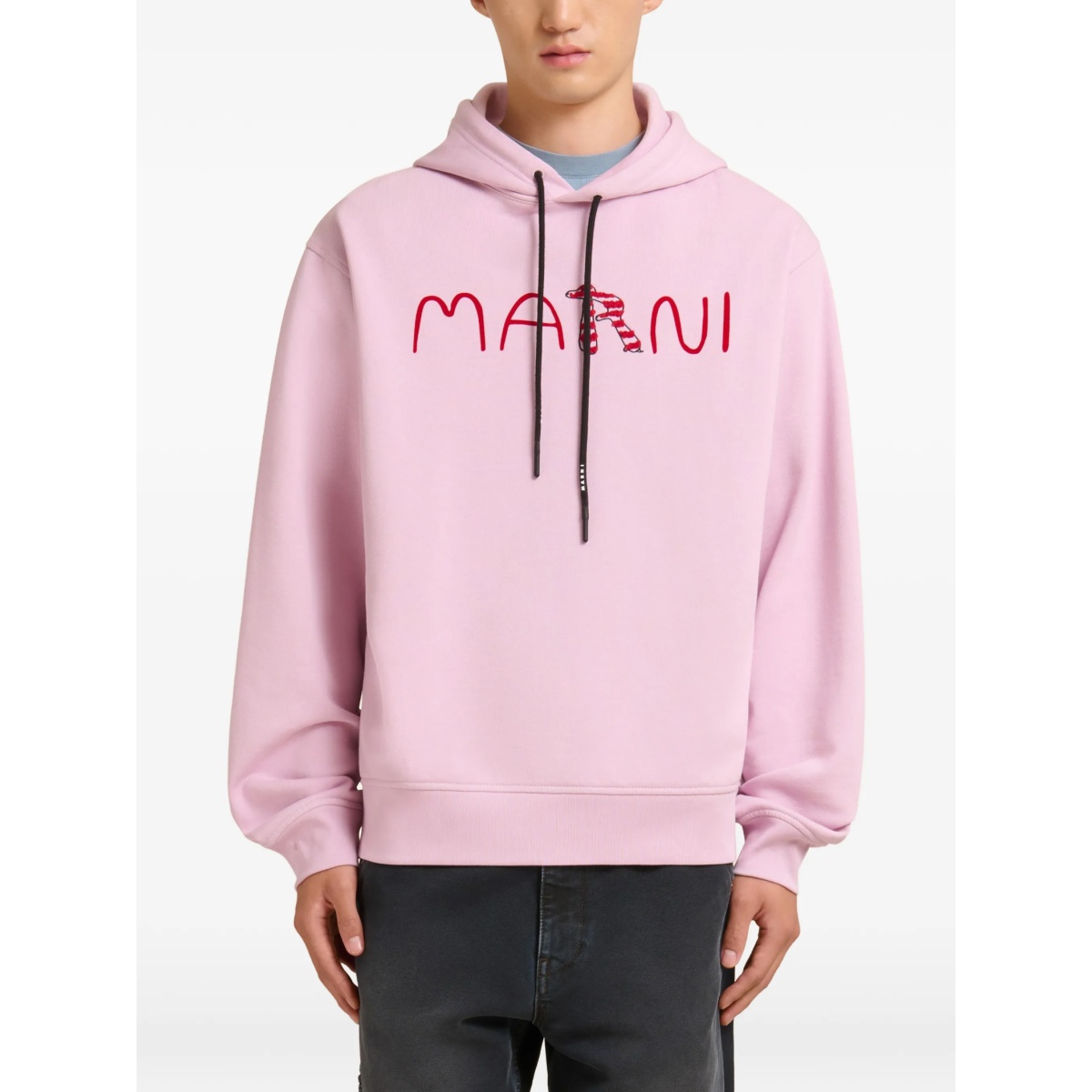 logo-printed hoodie - Img 3