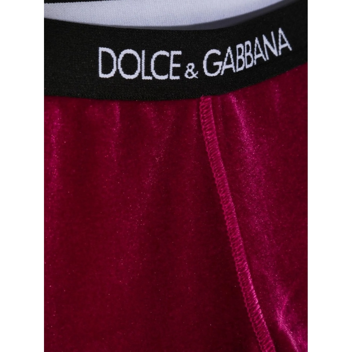 logo-waistband velour leggings - Img 3