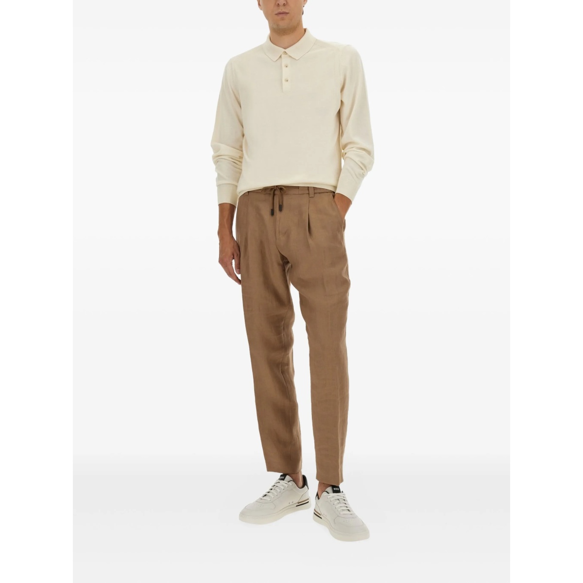 long-sleeve polo shirt - Img 2