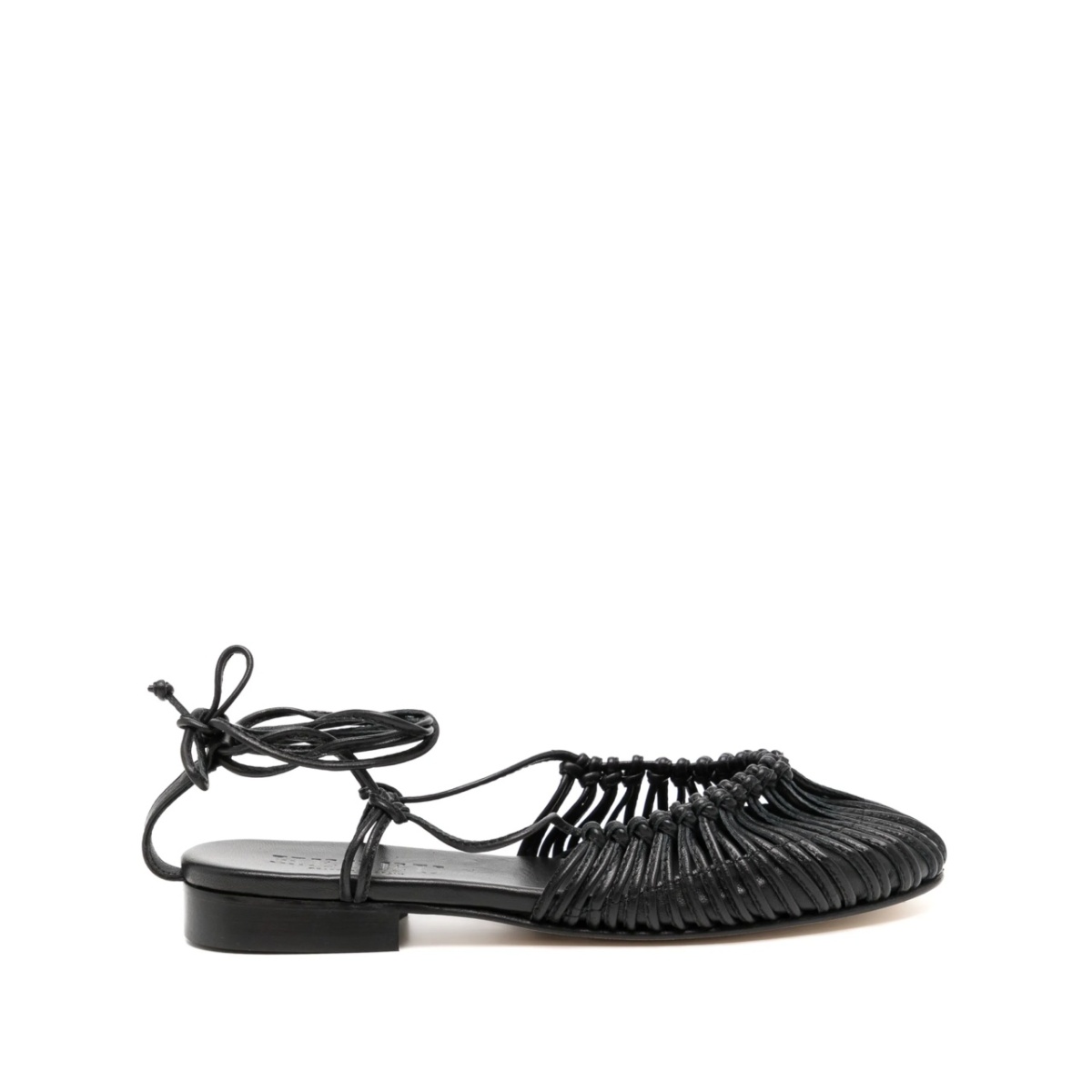 Mantera knotted leather sandals