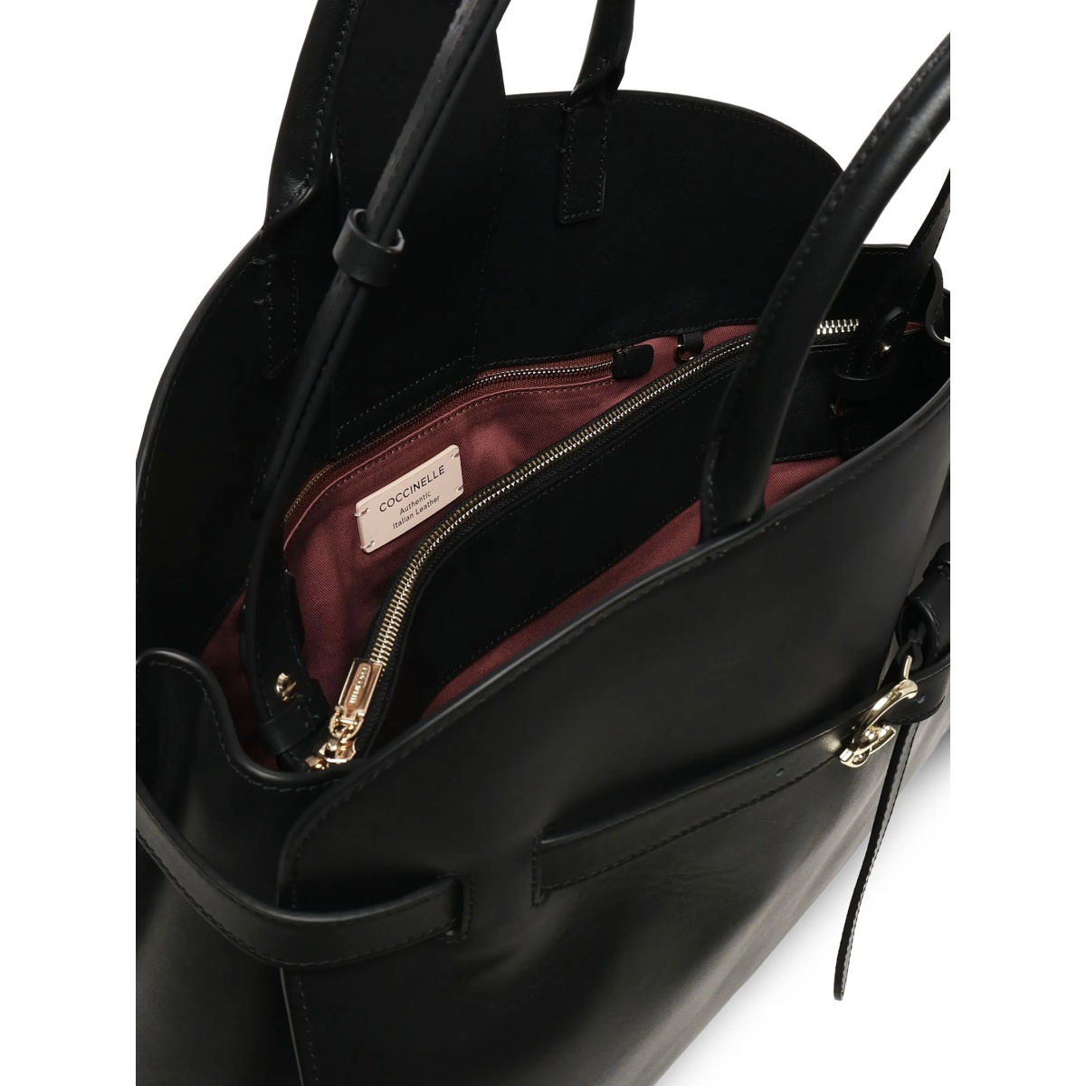 medium Sabine belted cowhide tote bag - Img 4