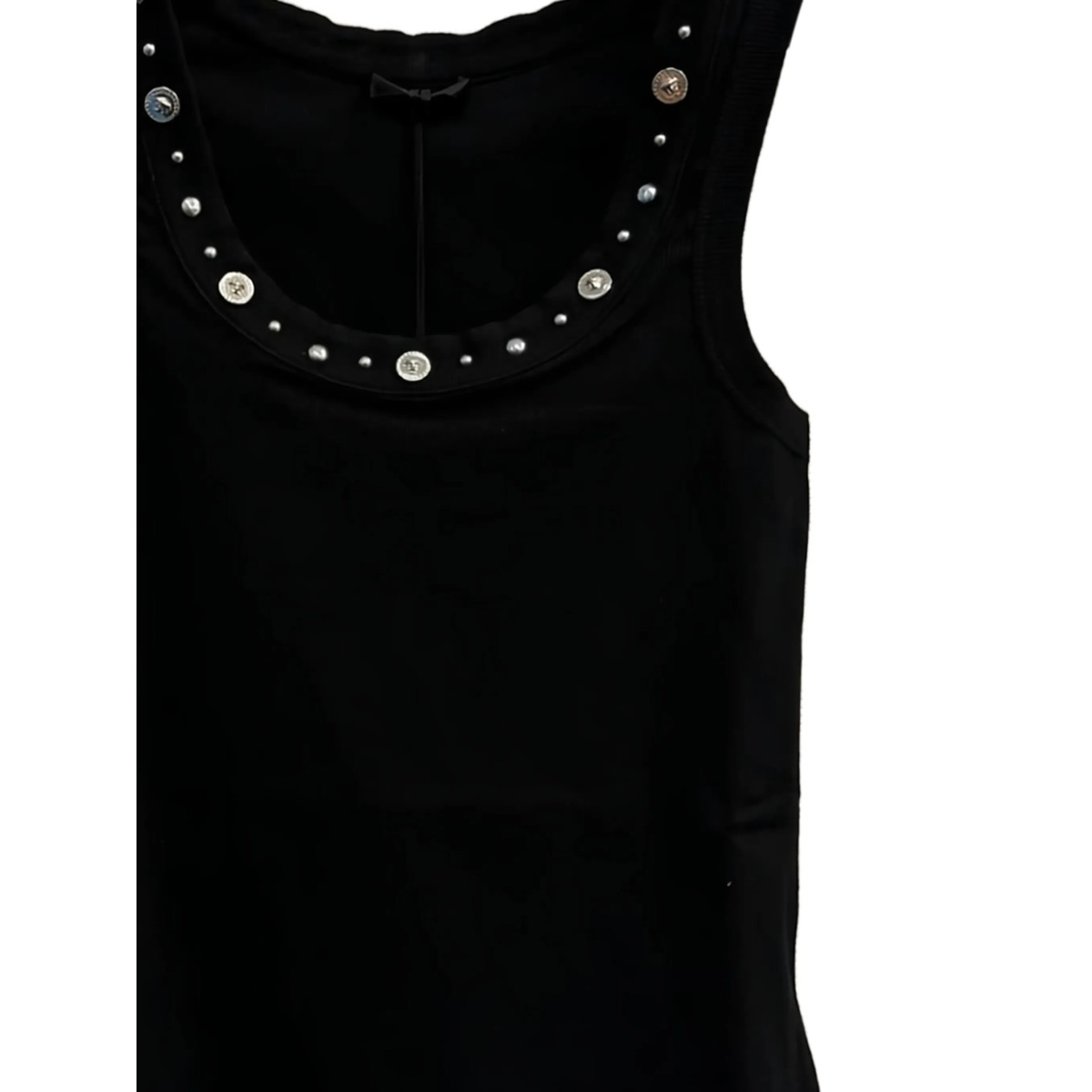 Medusa-plaque studded tank top - Img 2