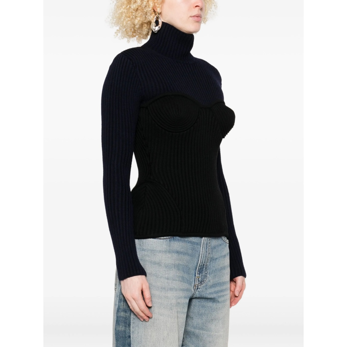 merino wool-blend top - Img 3