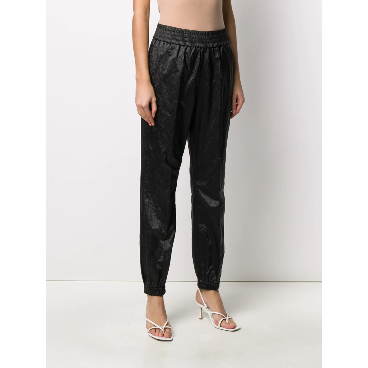 metallic tapered trousers - Img 3