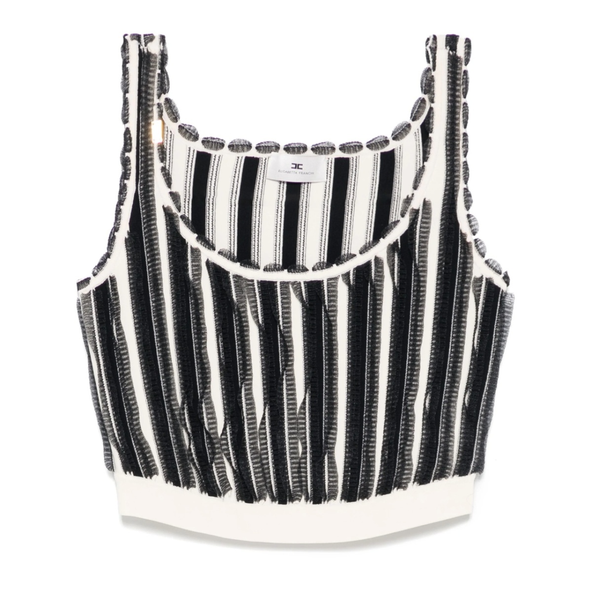 micro-ruffles top