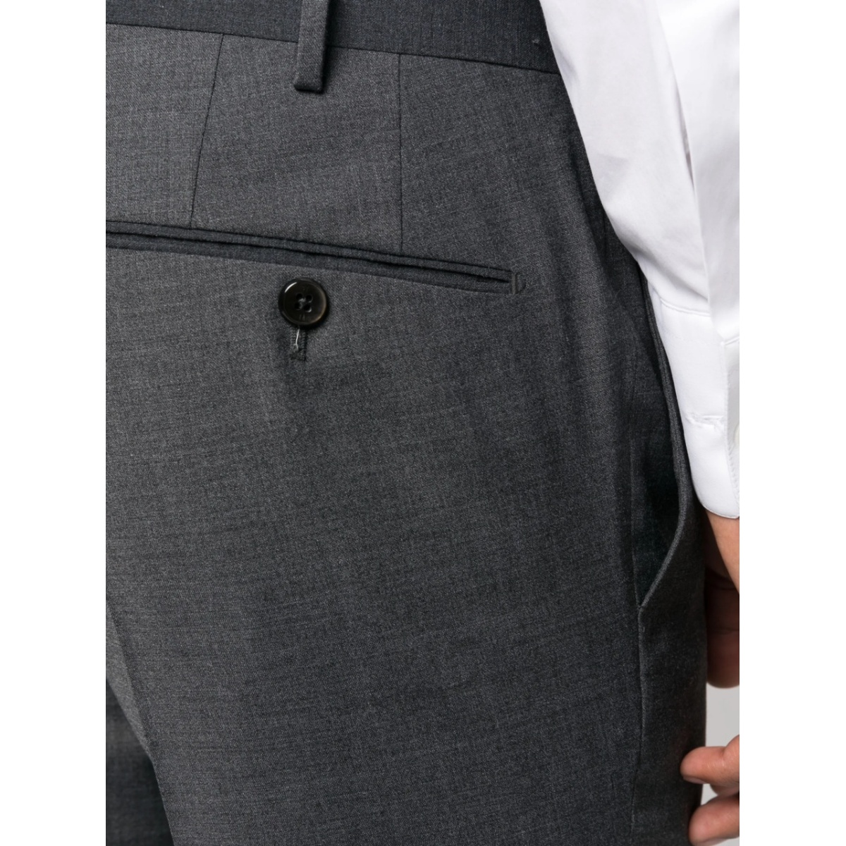 mid-rise tapered trousers - Img 5
