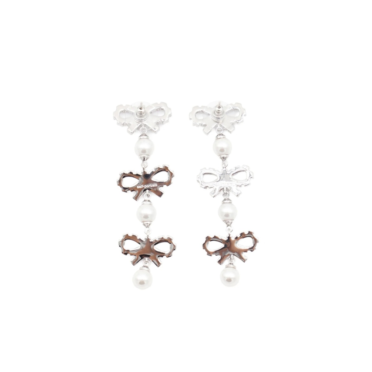 mini Bow drop earrings - Img 2