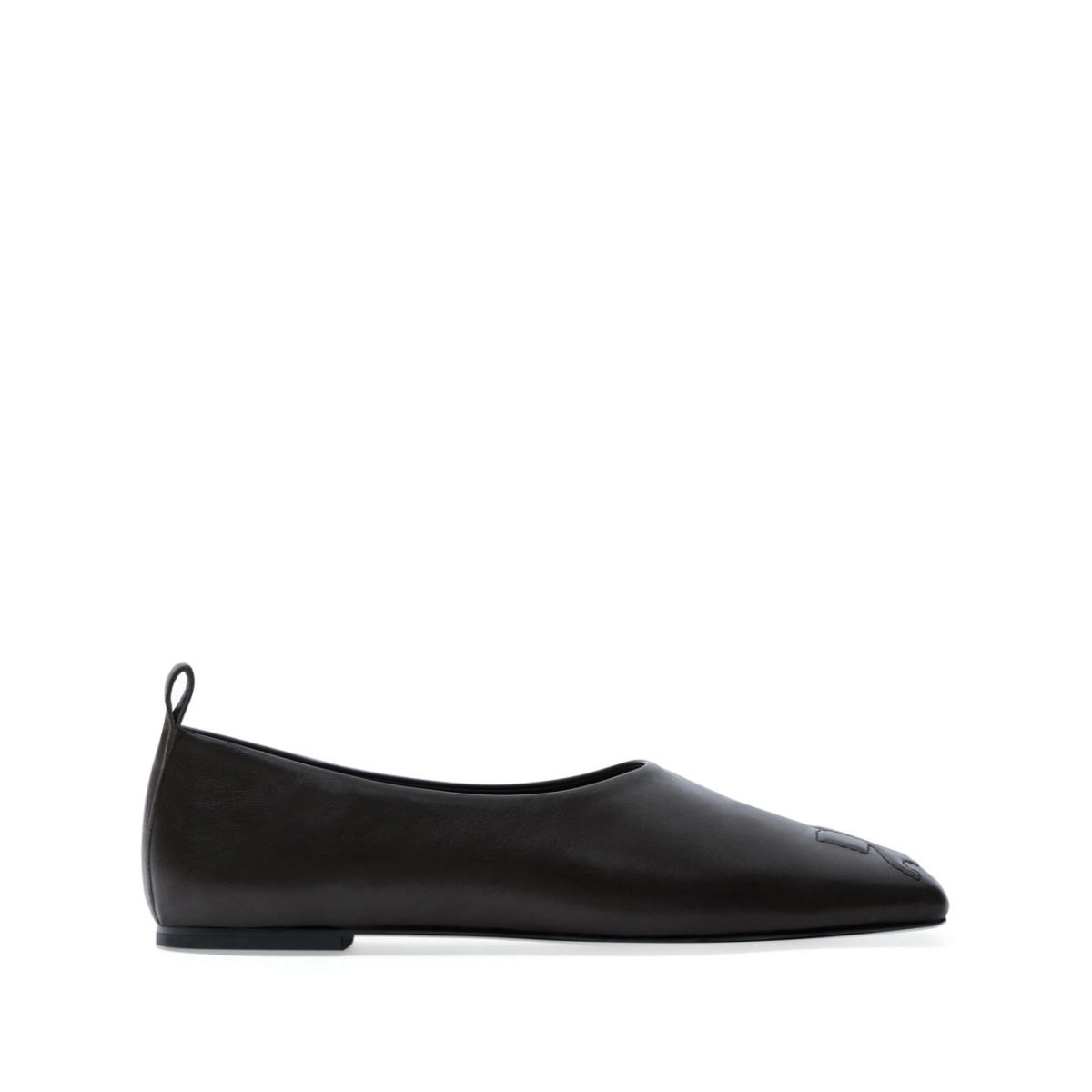 minimal leather loafers