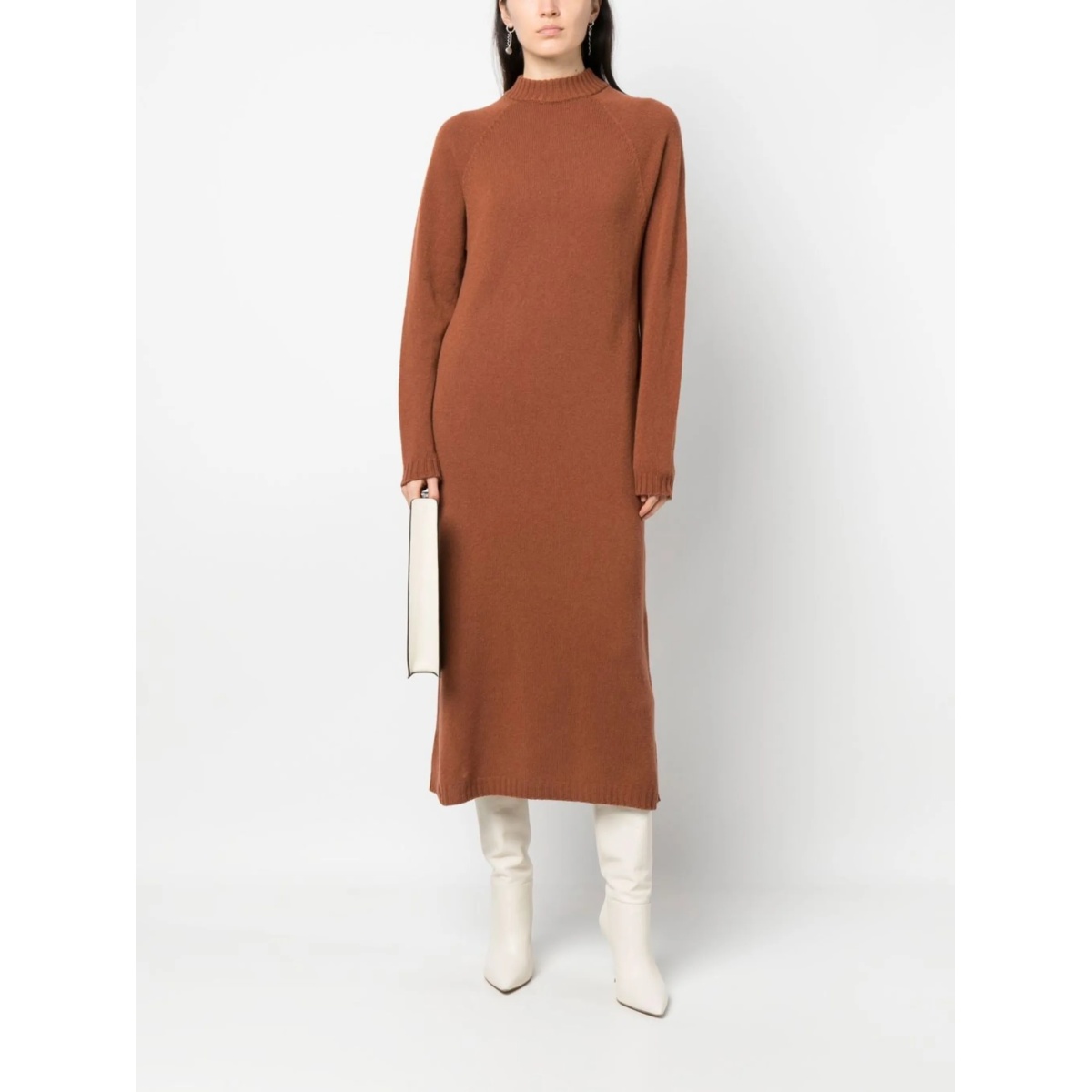 mock-neck knit dress - Img 5