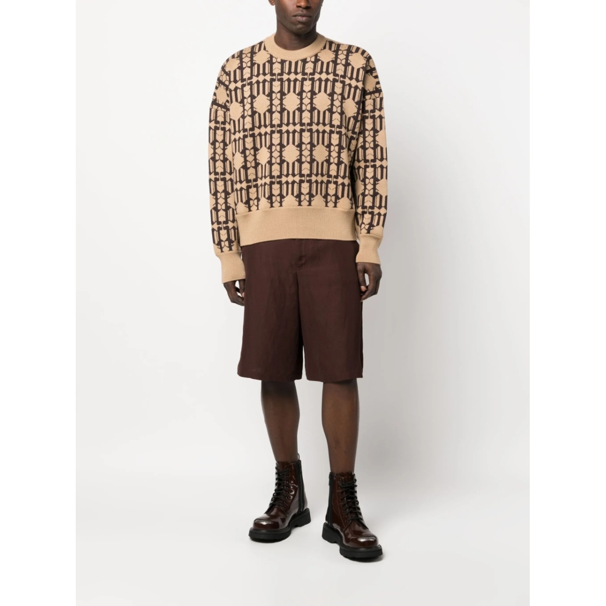 monogram-jacquard jumper - Img 2