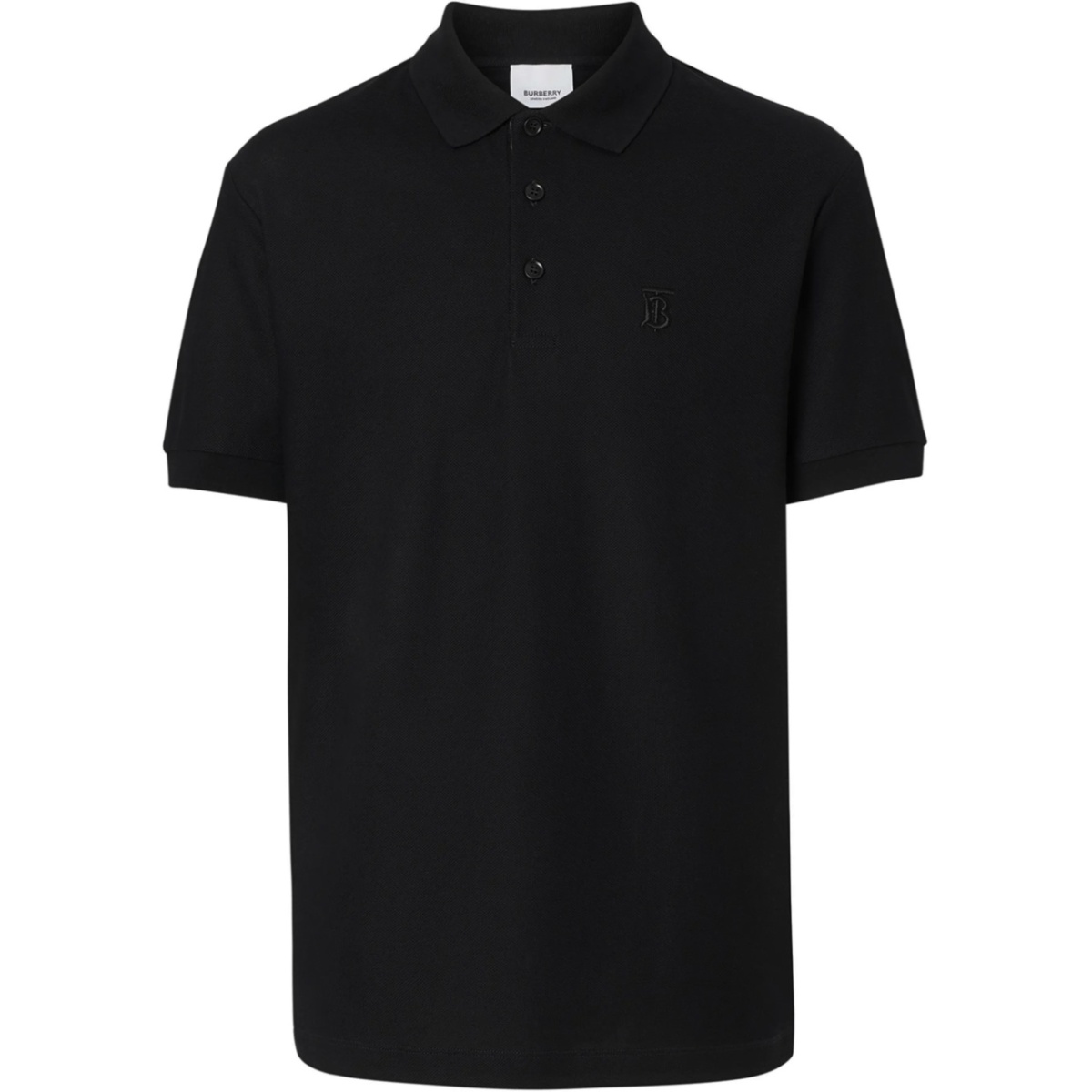 Monogram Motif Cotton Piqué Polo Shirt