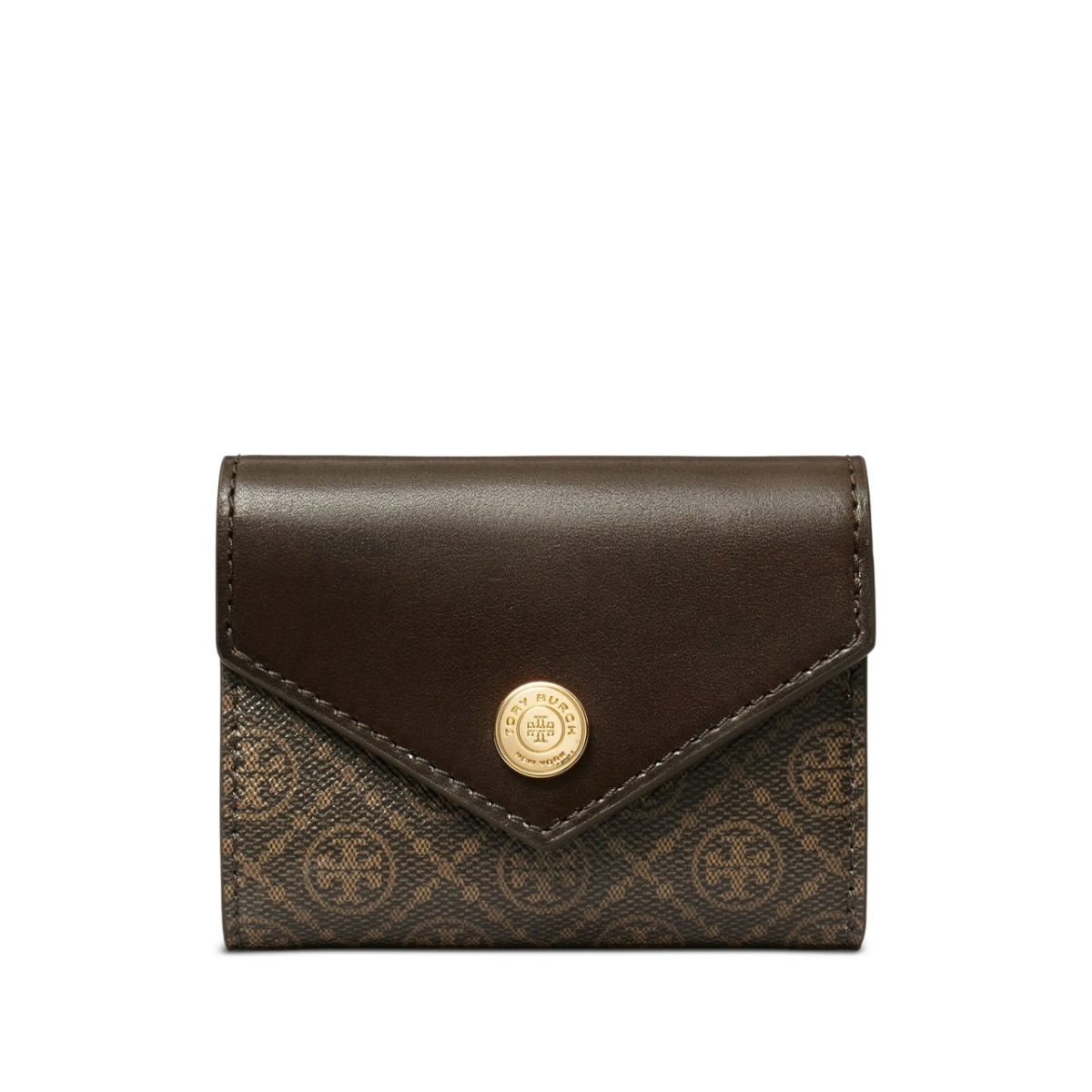 monogram-pattern wallet