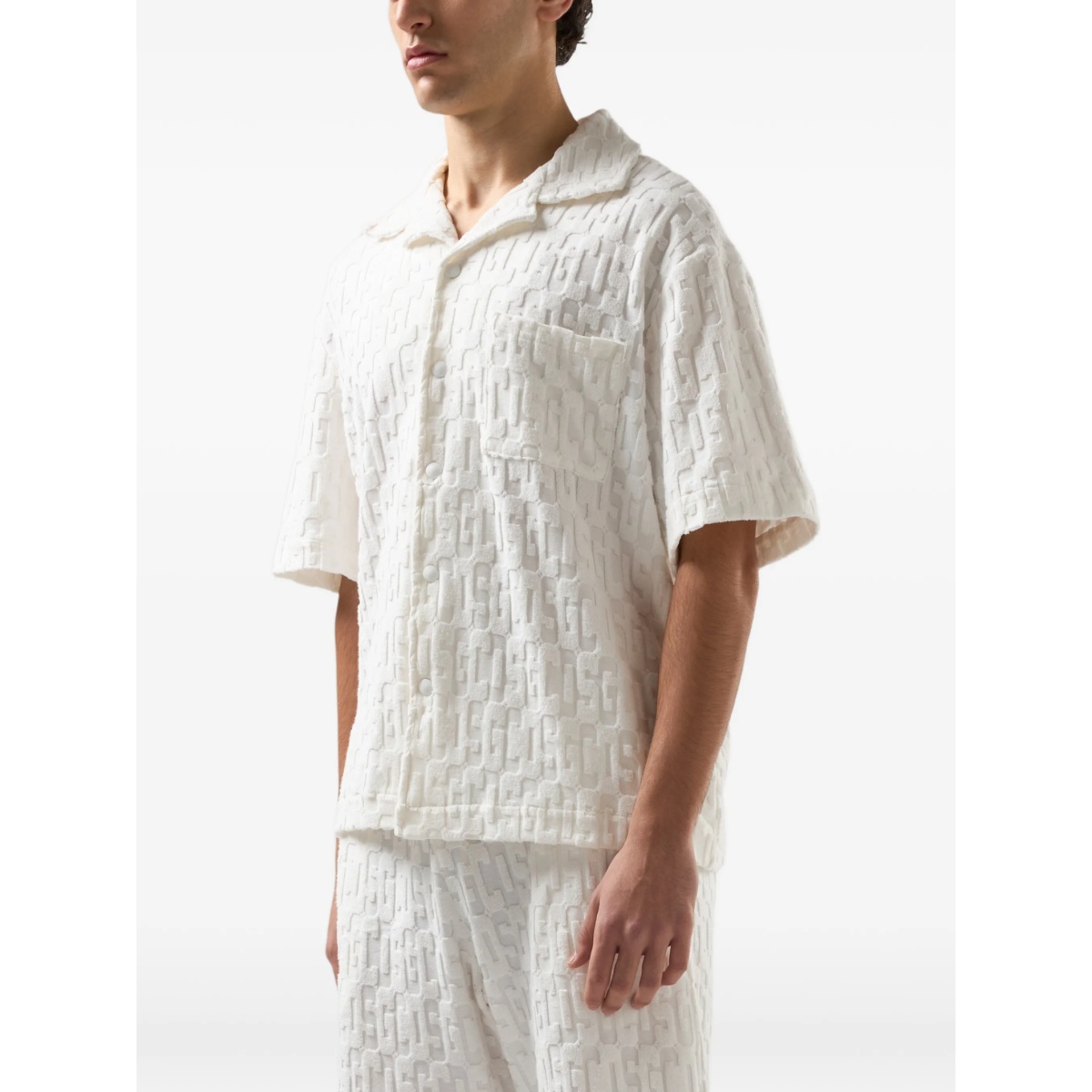 monogram-patterned shirt - Img 3