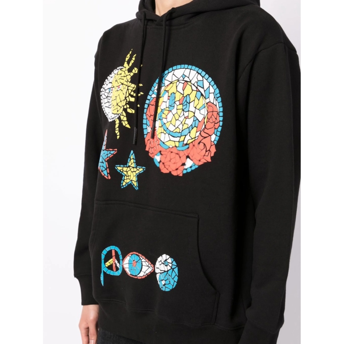 Mosaic graphic-print hoodie - Img 5