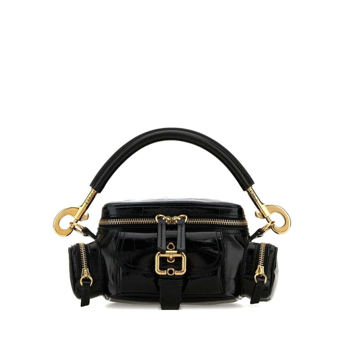 multi-pocket top-handle bag