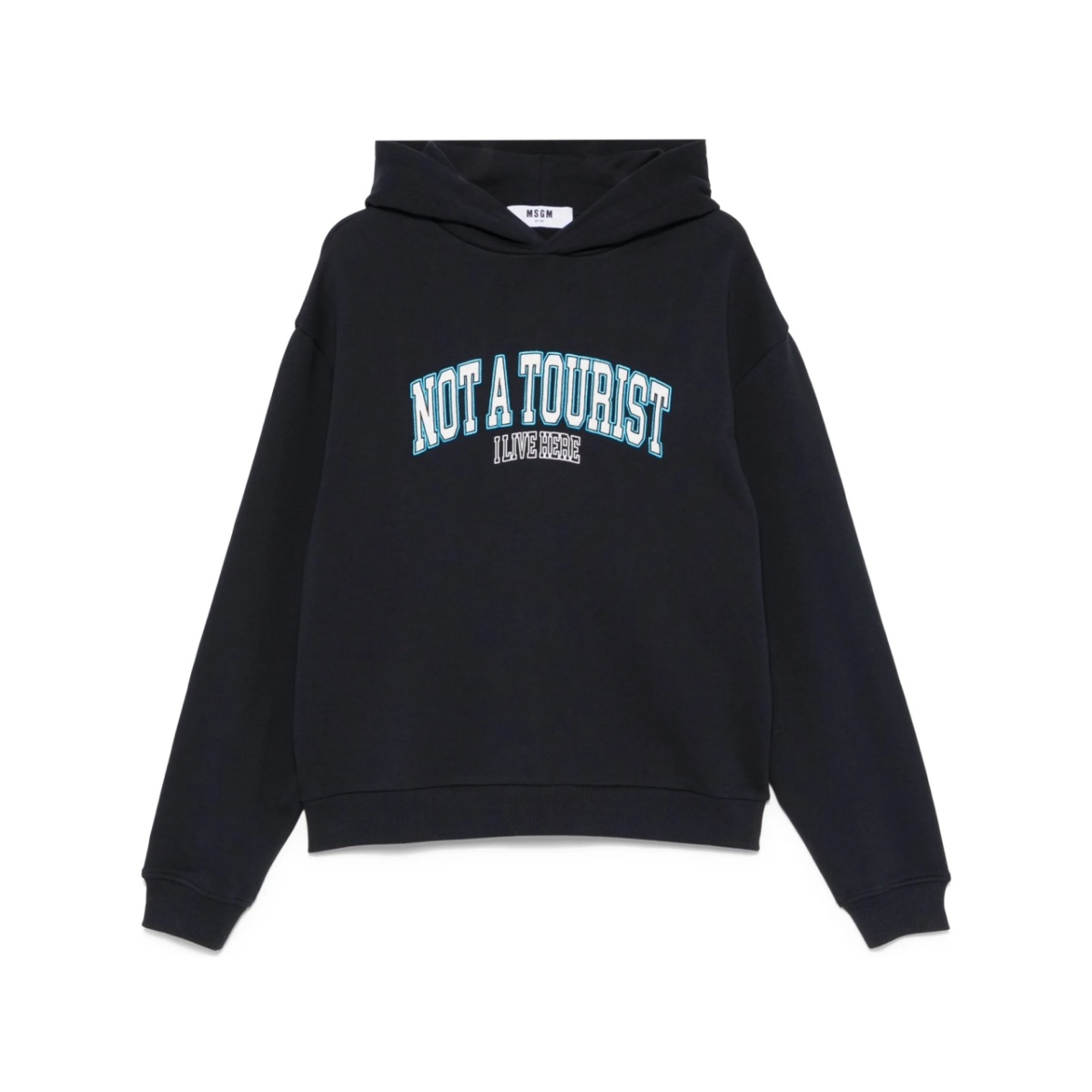Not A Tourist-patch hoodie