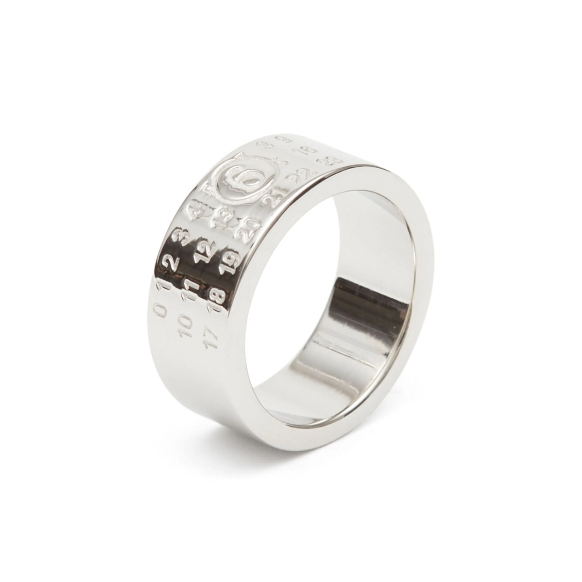 Numeric engraved polished ring - Img 3