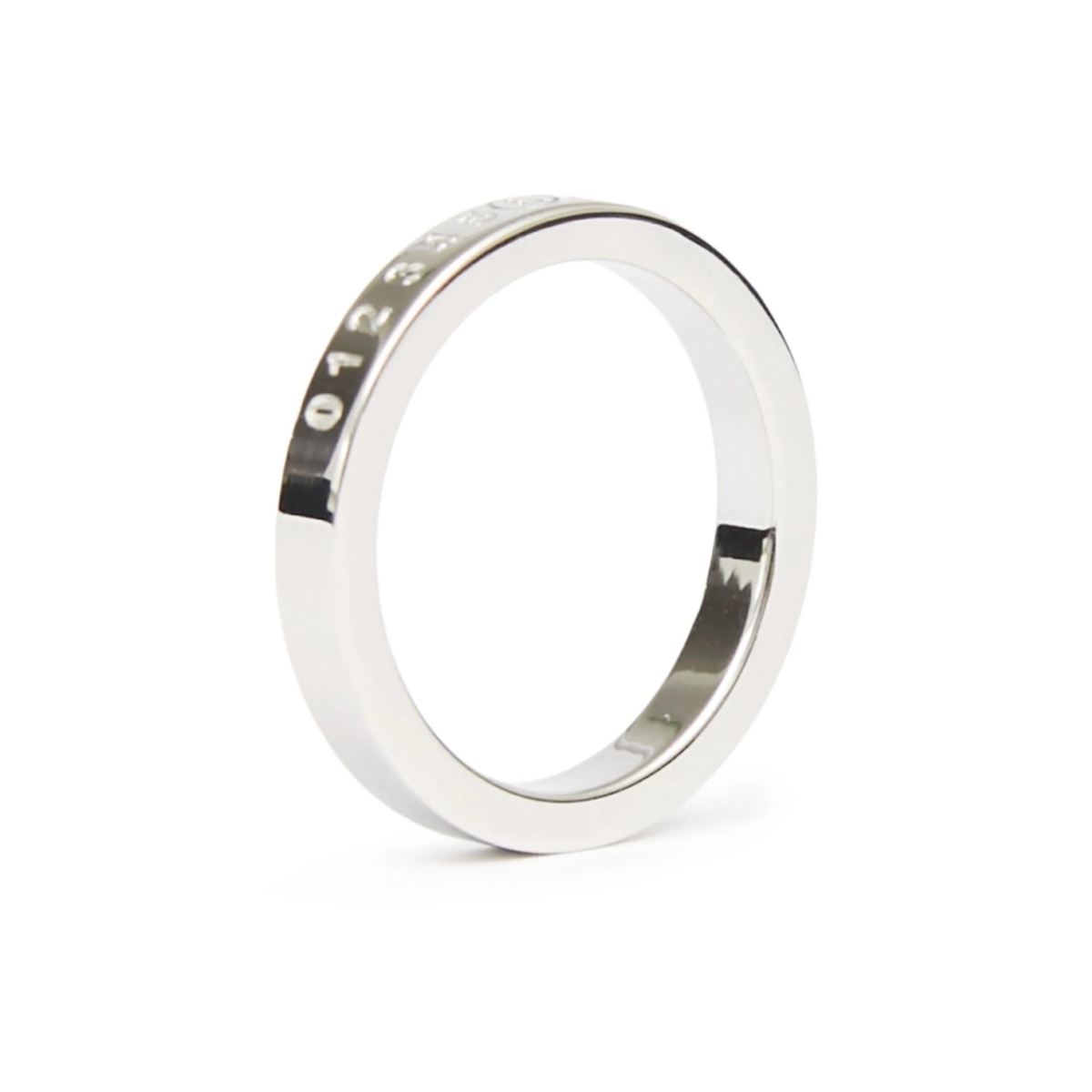 Numeric engraved polished ring - Img 2