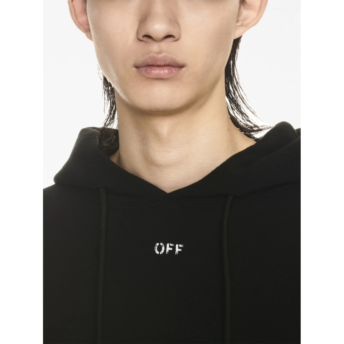 Off Stamp cotton hoodie - Img 5