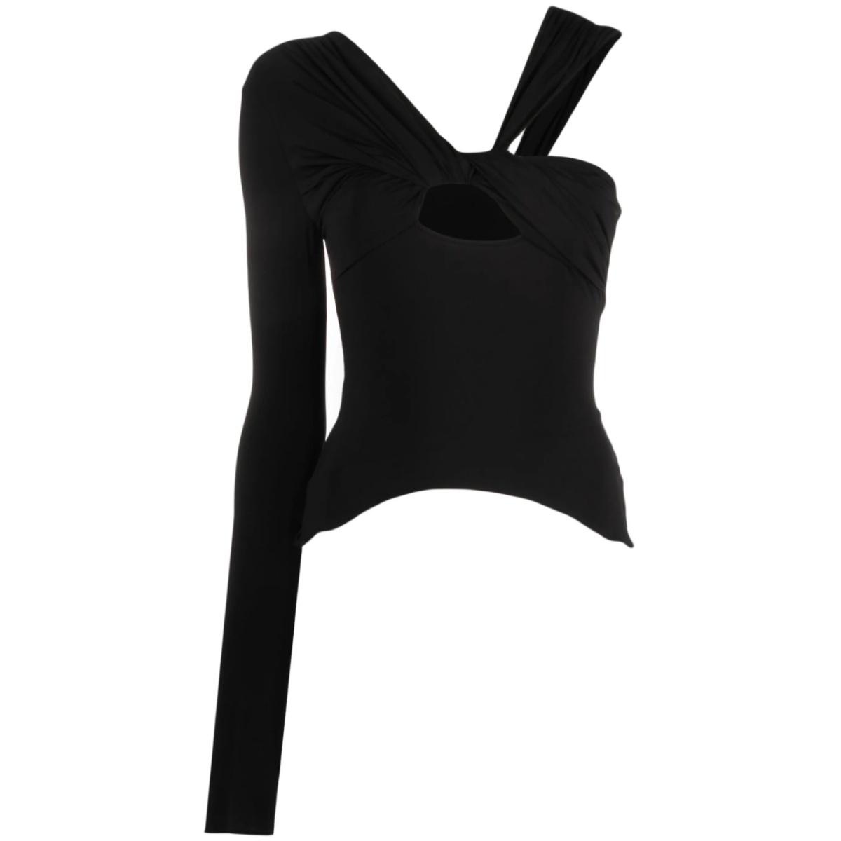 one-shoulder asymmetric top