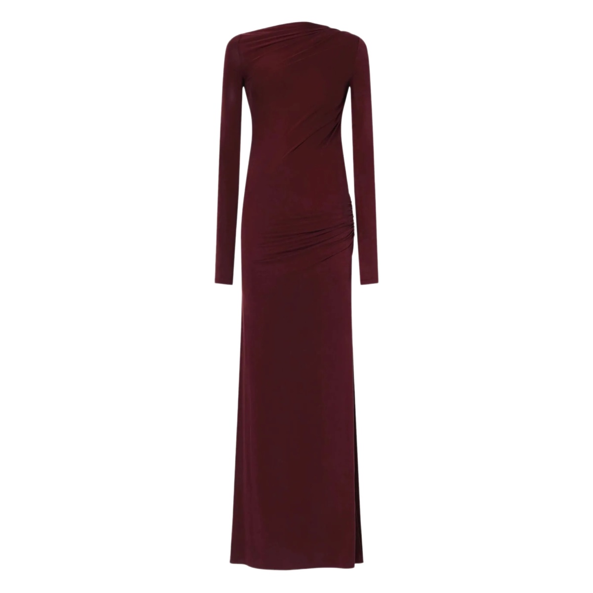 open-back maxi dress
