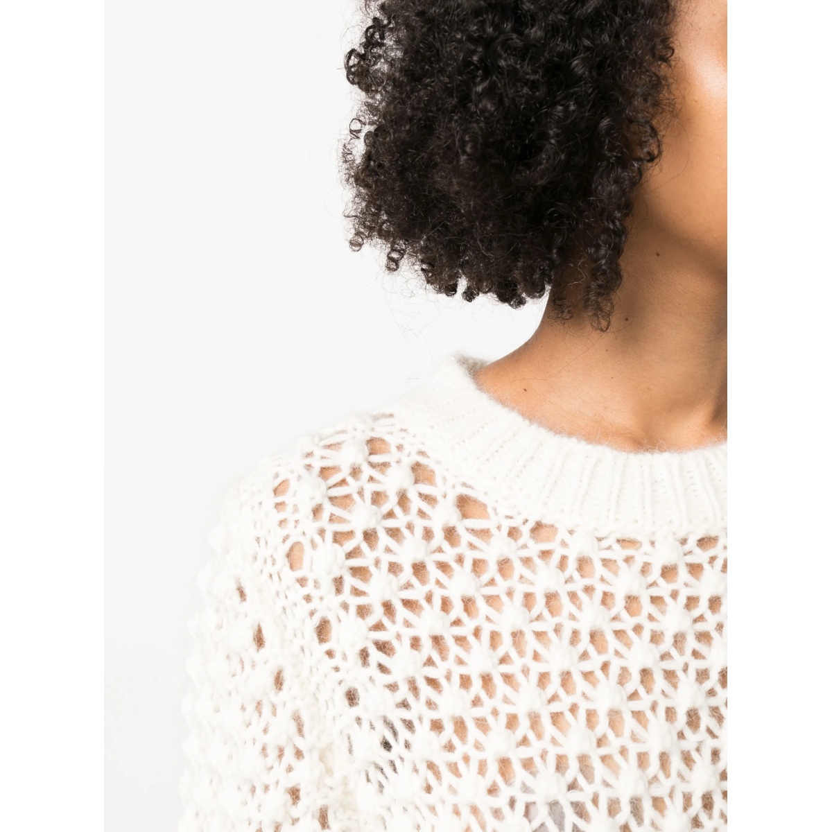 open-knit long-sleeve jumper - Img 5