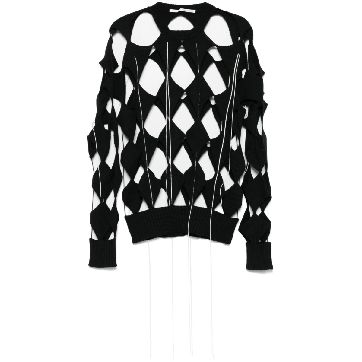 open-knit sweater