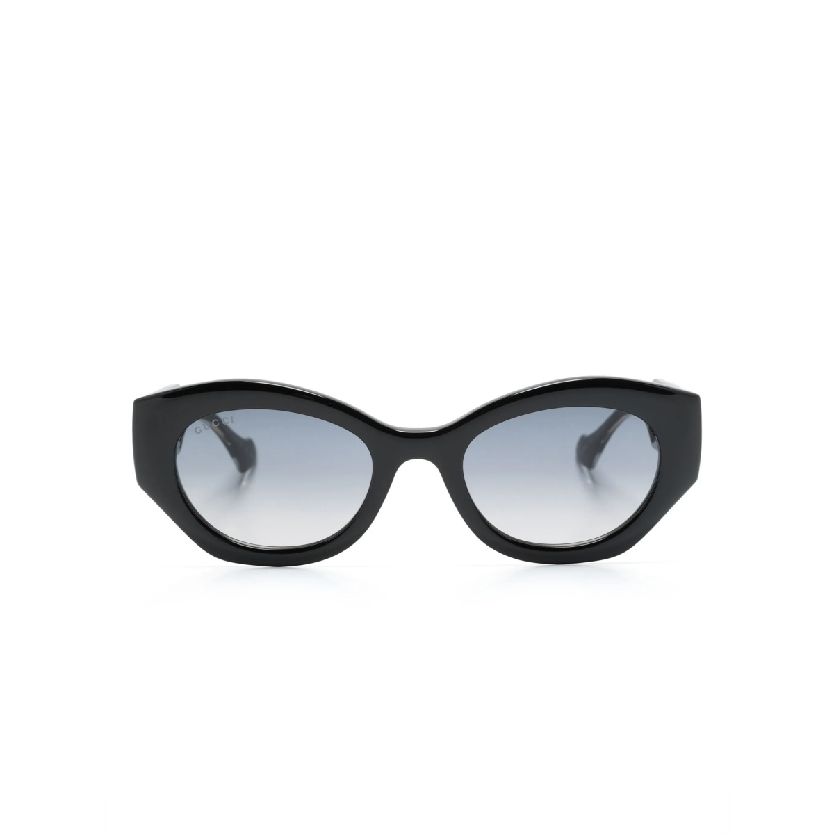 oval-frame sunglasses