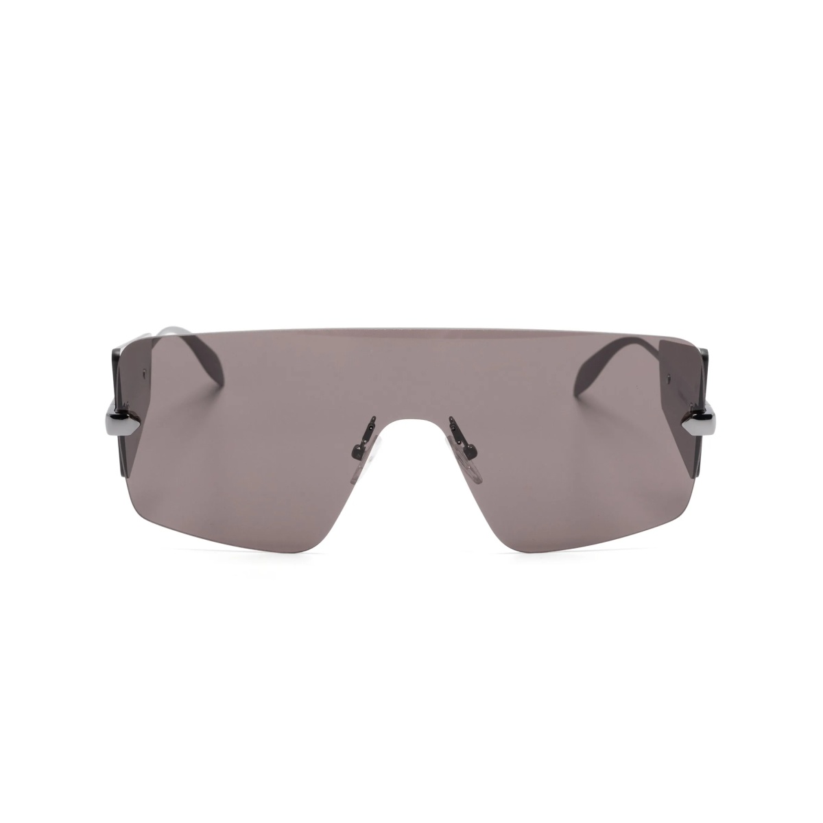 oversize shield-frame sunglasses