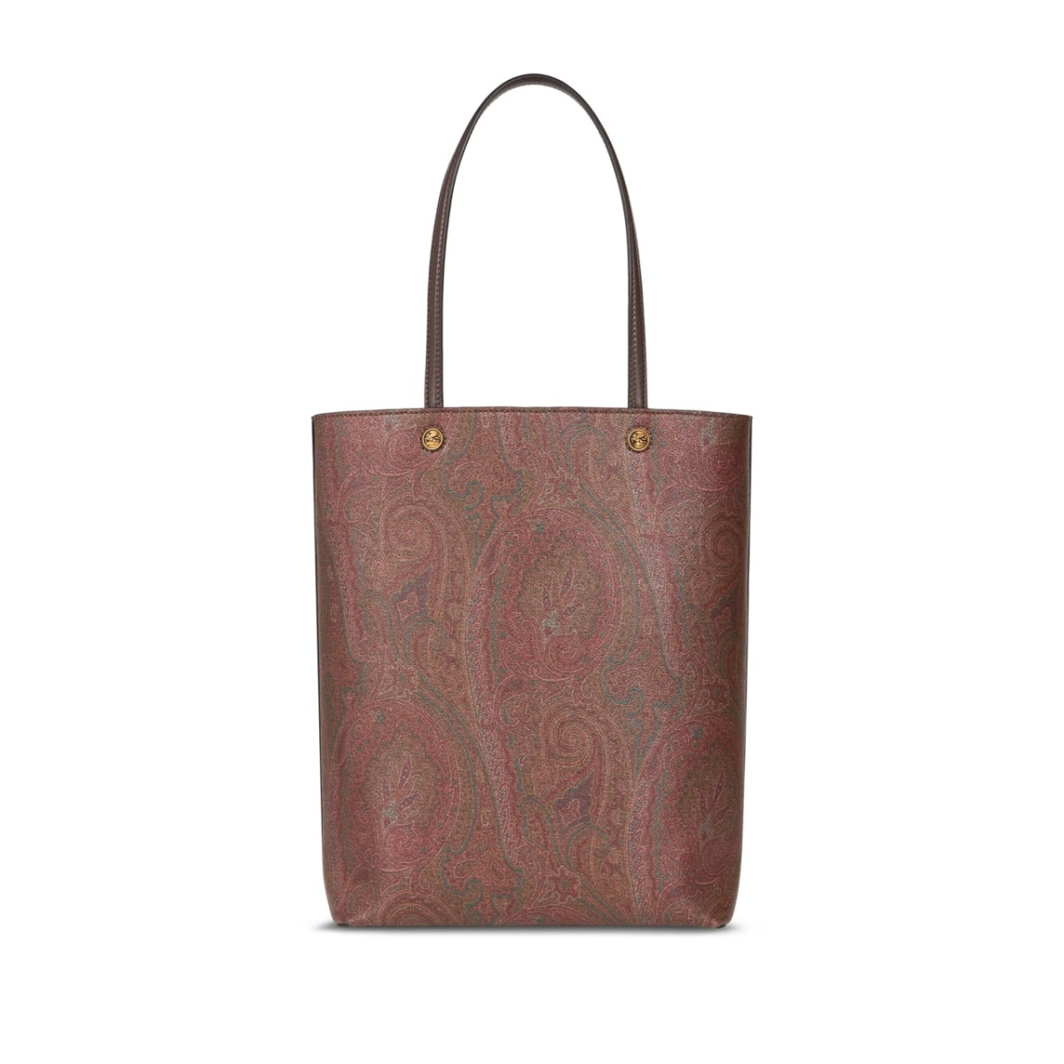 paisley-print open-top tote bag