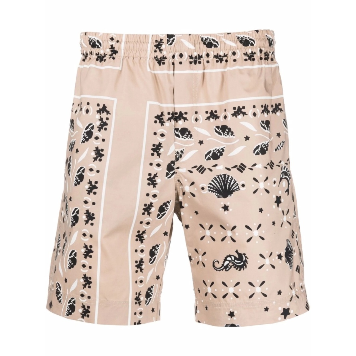 paisley print shorts