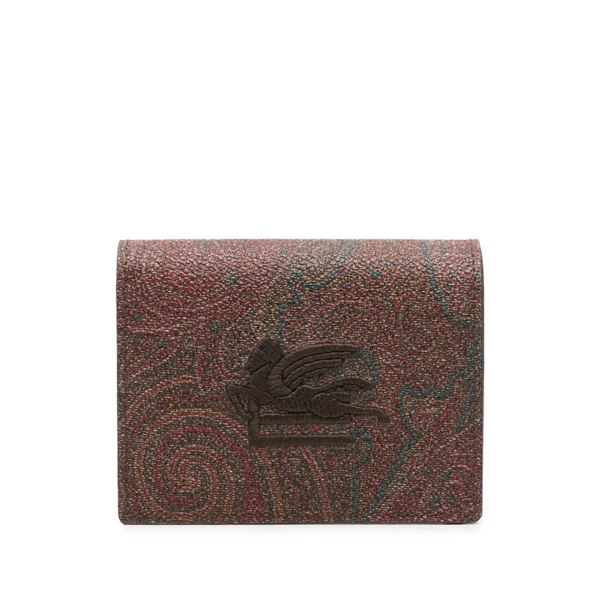 paisley-print wallet
