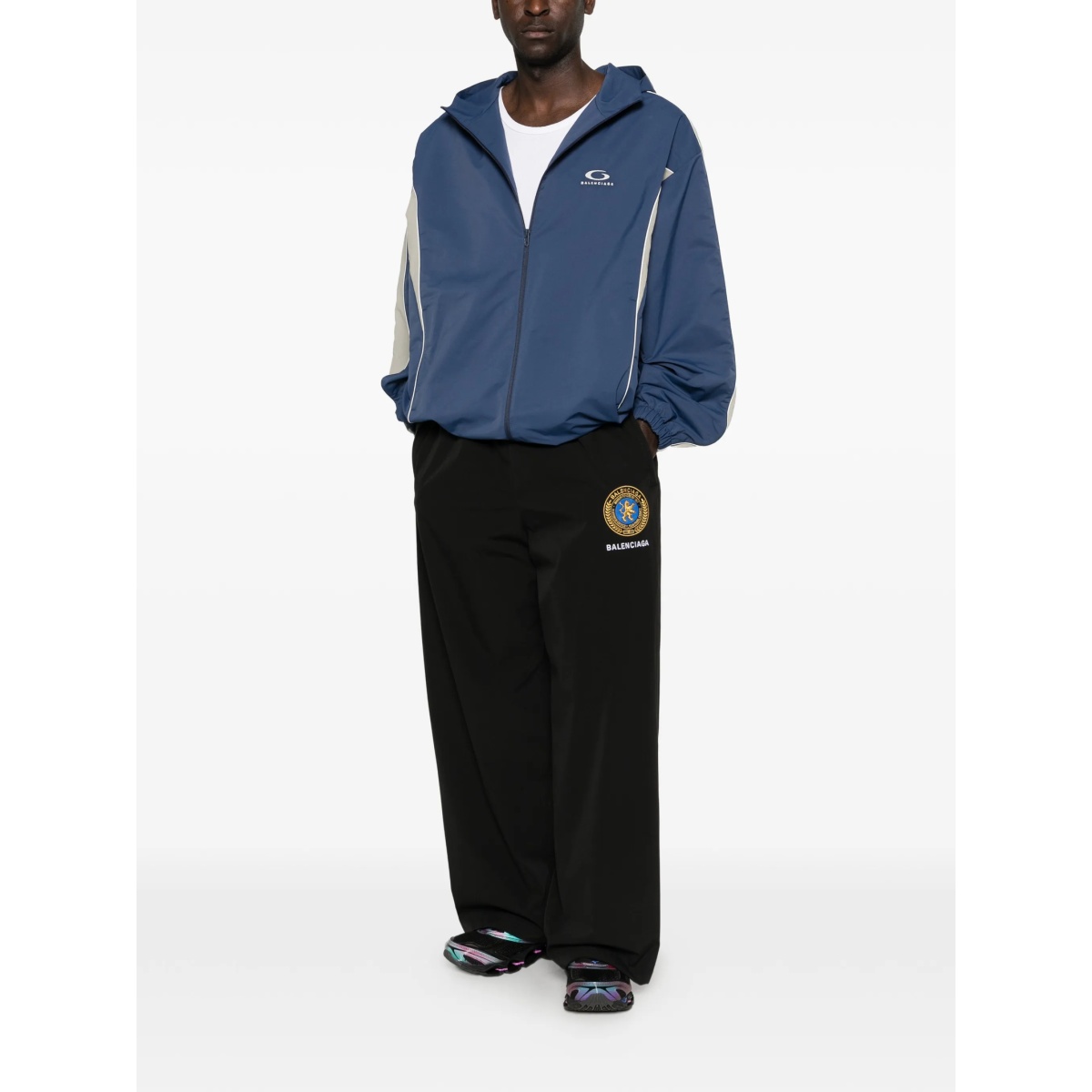panelled hooded jacket - Img 2