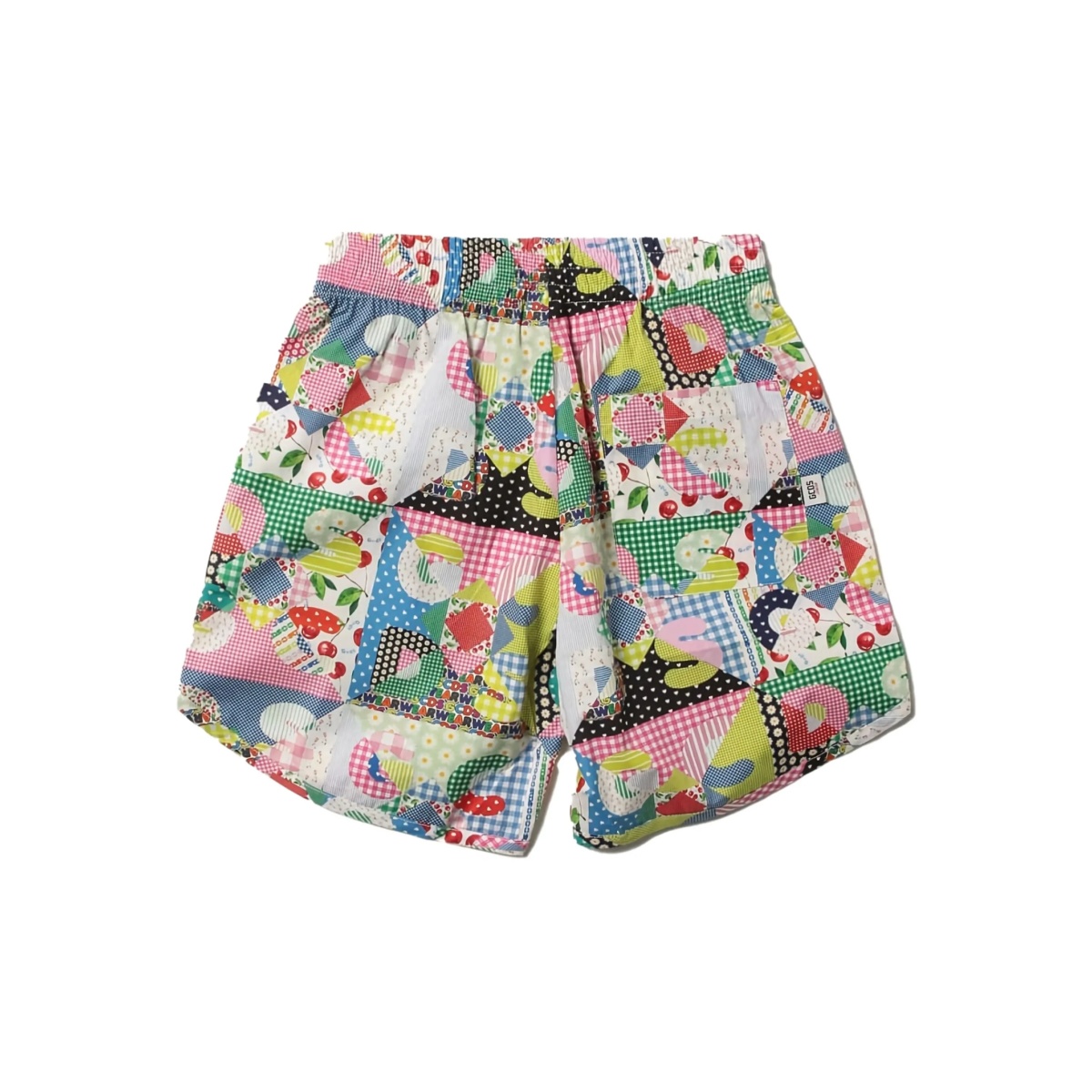 patchwork-print shorts - Img 2