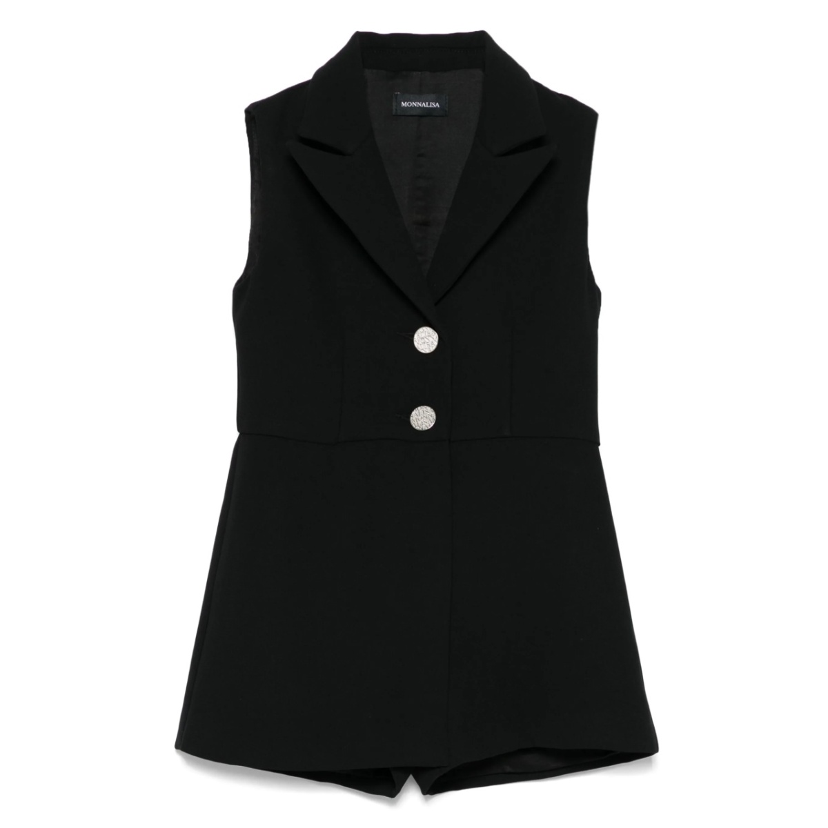 peak-lapels romper