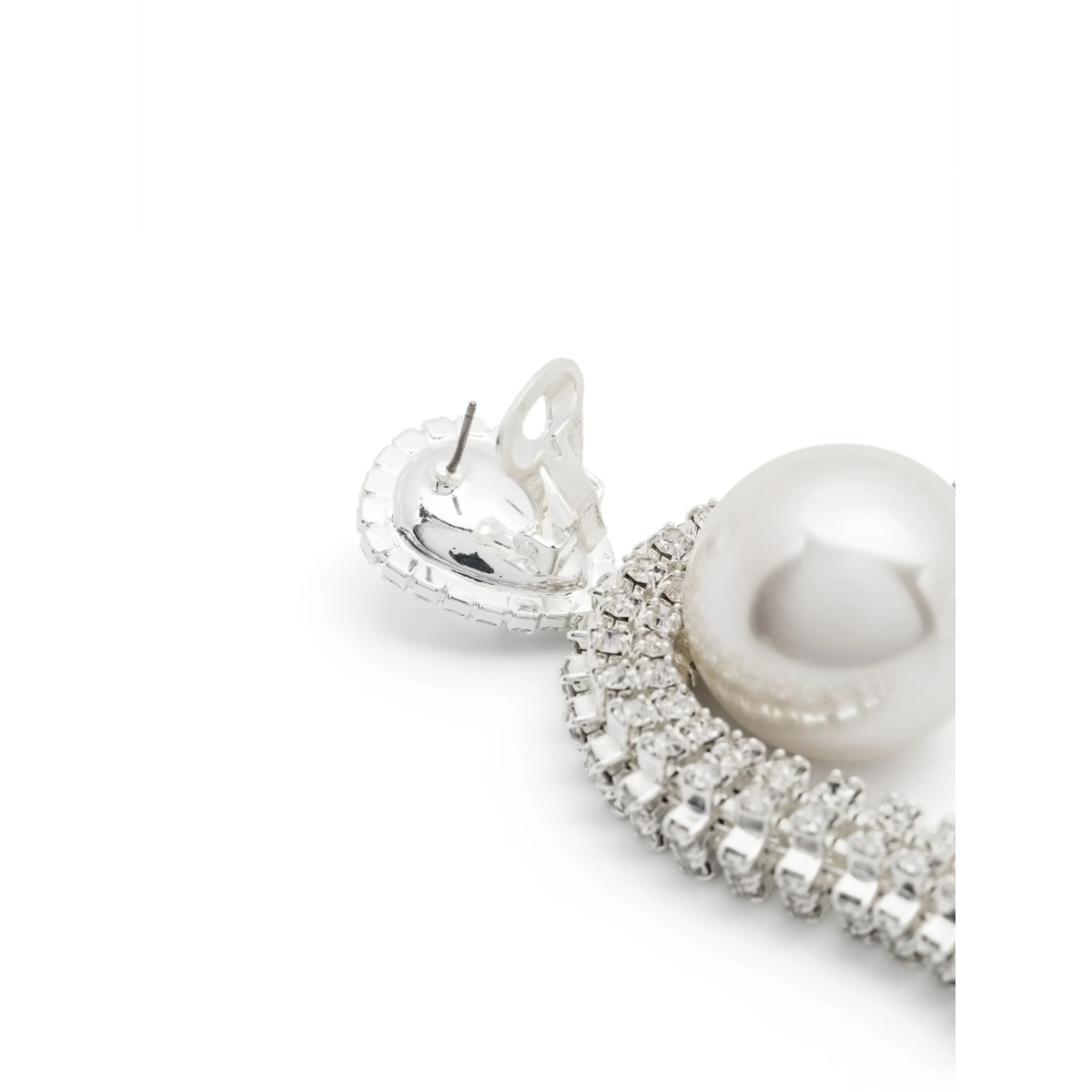 pearl-embellished drop earrings - Img 2