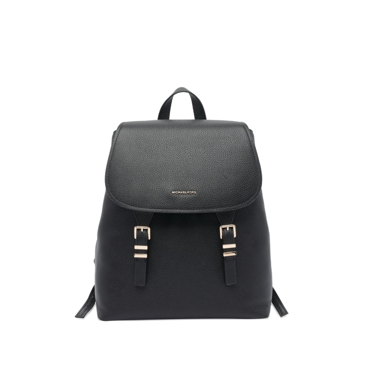 pebbled leather backpack