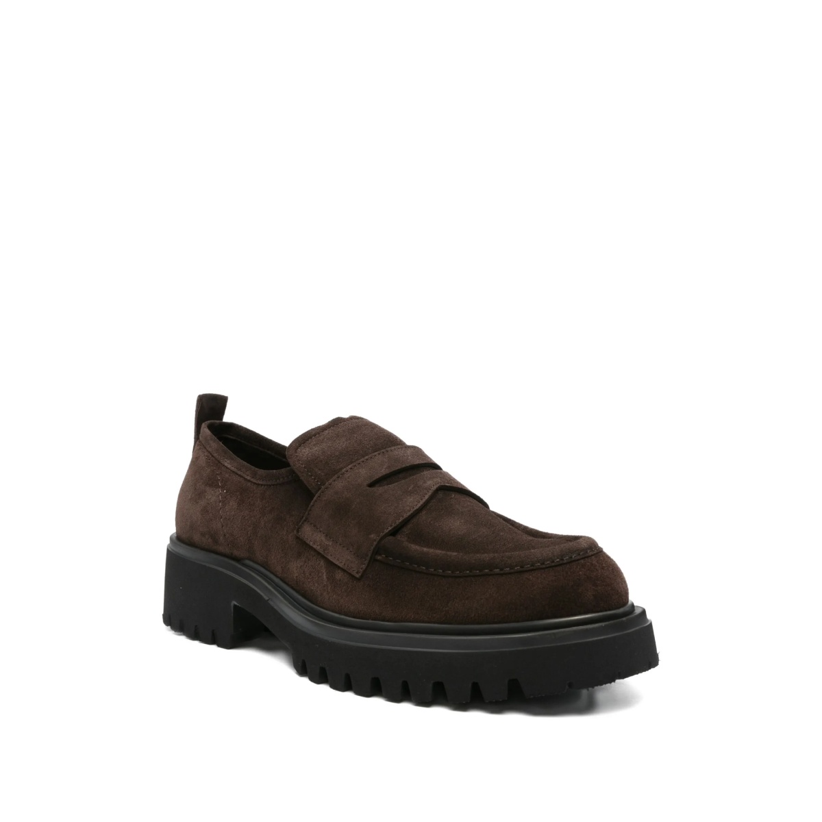 penny-suede loafers