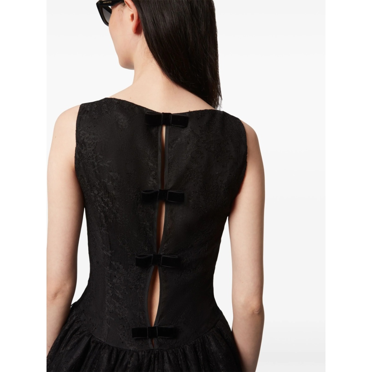 peplum-hem mini dress - Img 5