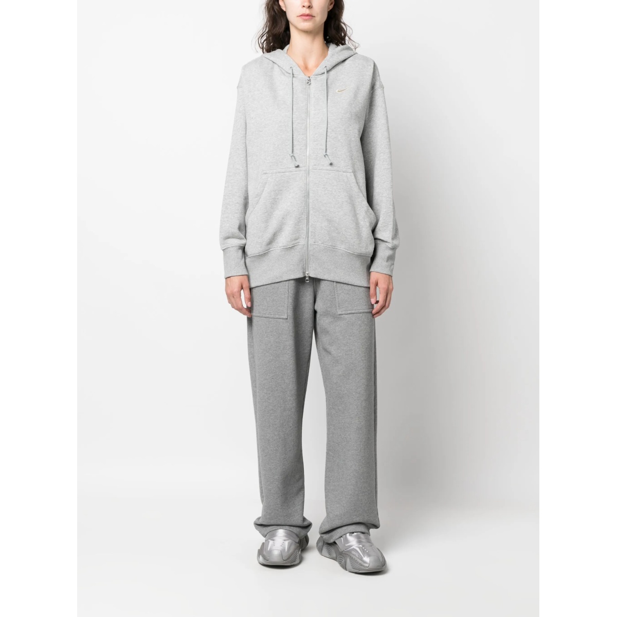 Phoenix logo-embroidered zip-up hoodie - Img 2